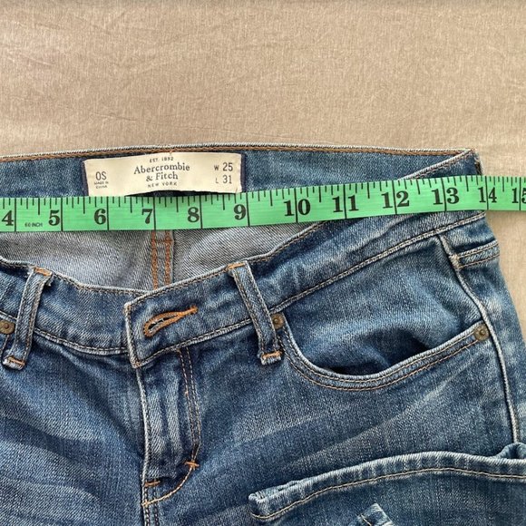 Abercrombie Jean 0S Like New - Picture 6 of 9